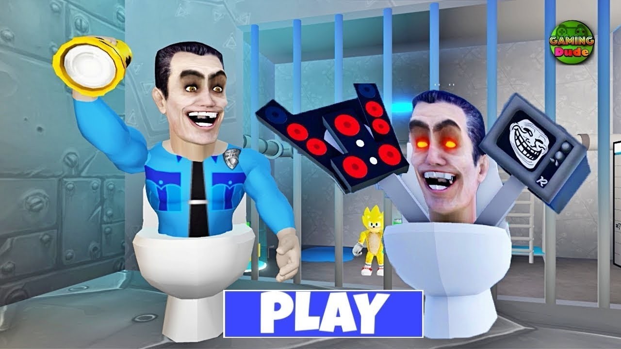 Skibi toilet Prison run! (Escape obby) #roblox