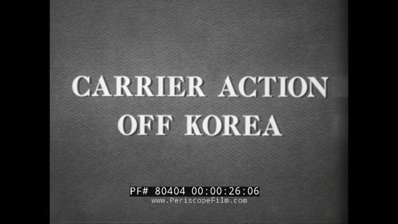 U.S. NAVY  AIRCRAFT CARRIERS IN ACTION IN KOREAN WAR   USS VALLEY FORGE 80404