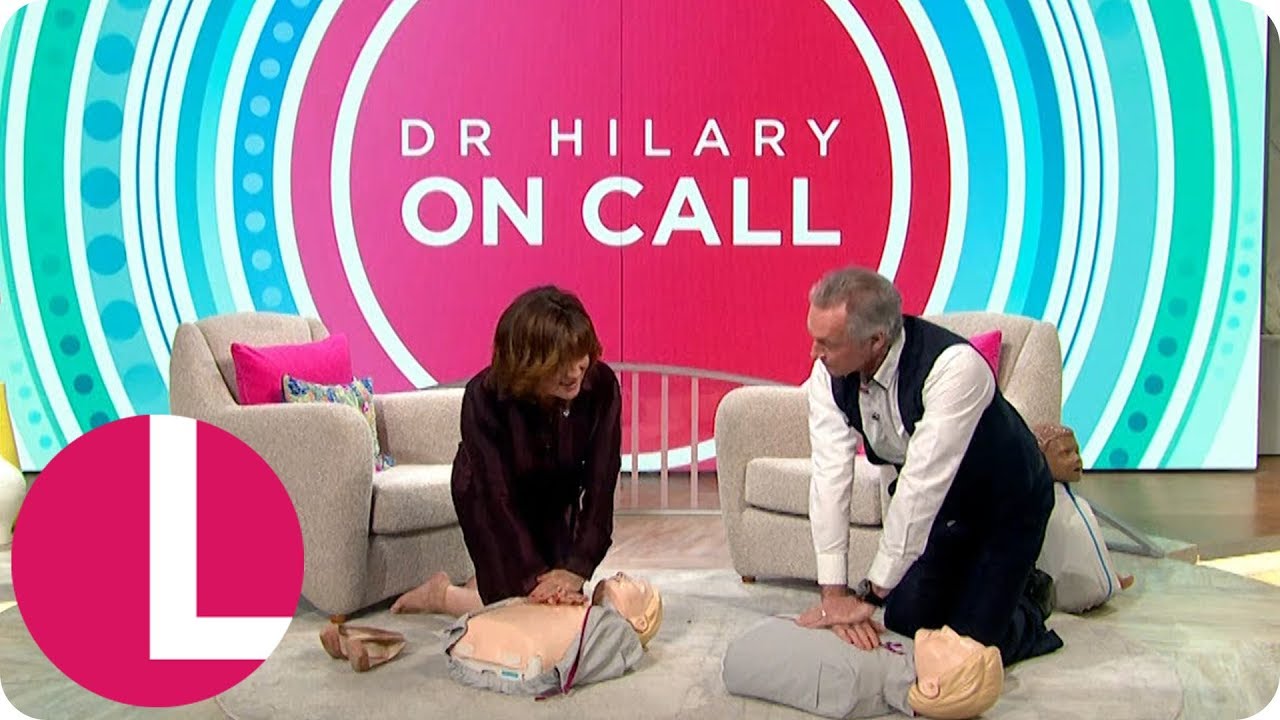 Dr Hilary Demonstrates How to Perform CPR | Lorraine