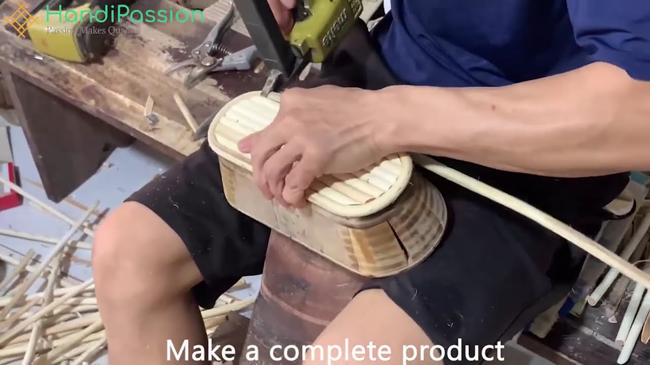 Production processes: Rattan bread basket proofing banneton cane basket | Vietnam Handicraft Factory