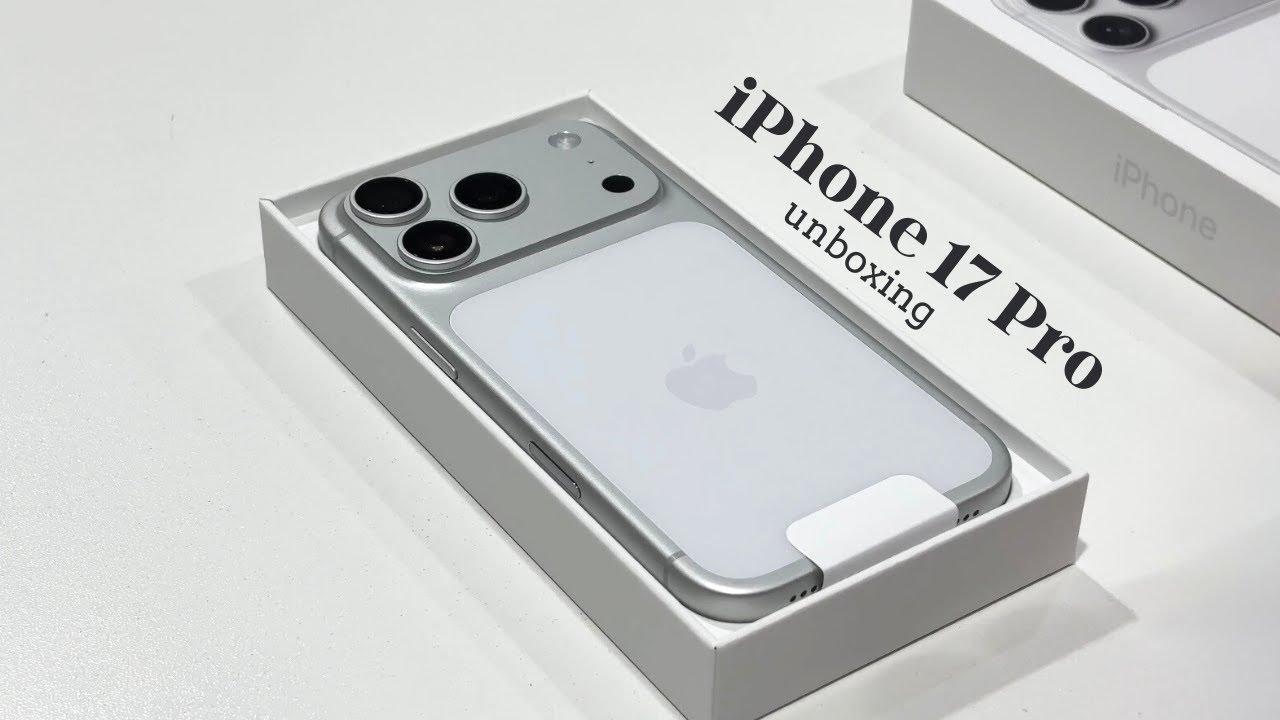iPhone 17 Pro (prateado) | unboxing + acessórios [2026]