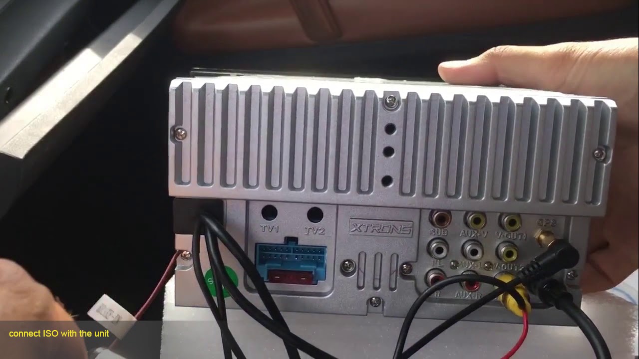 Xtrons Android 7.1 installation - model PCD77TGV