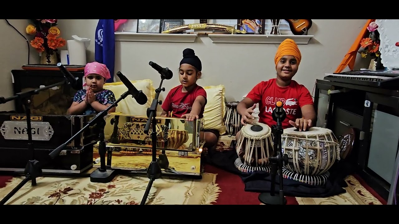 Waheguru ji Simran. Gurmehar Singh Karman Singh Gurleen Kaur Bhai Mohan Singh ji USA