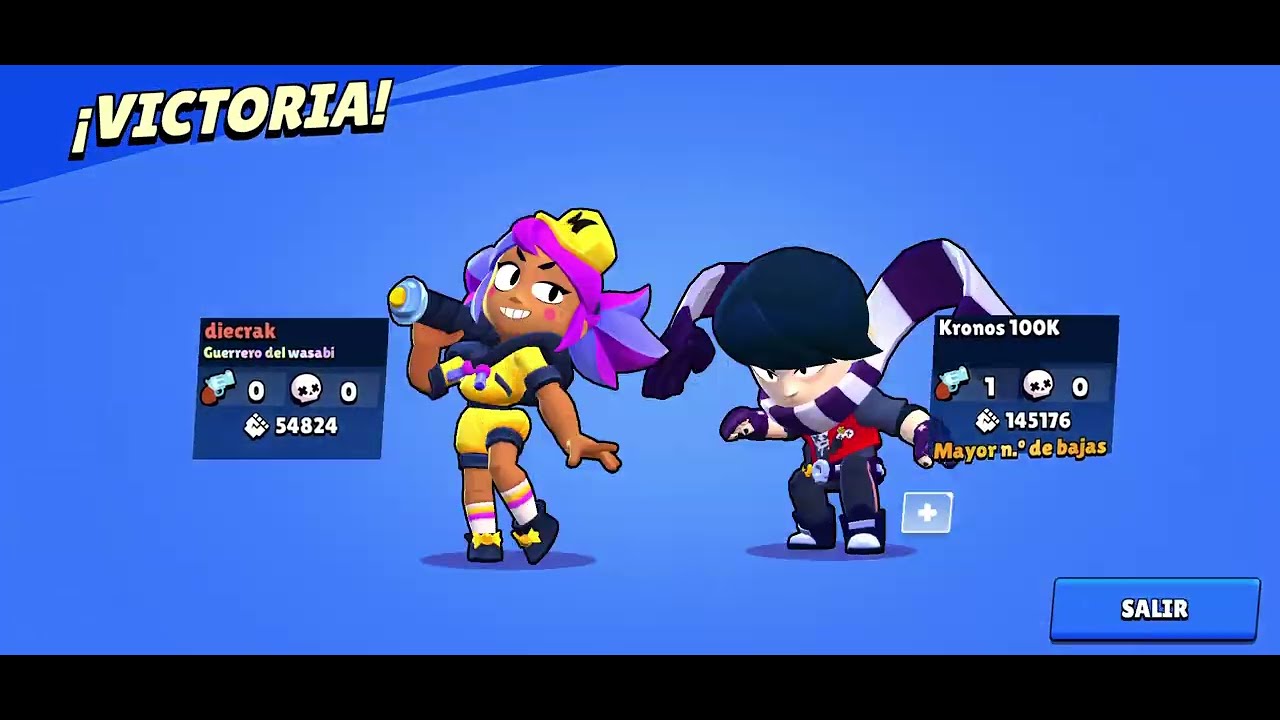 jugando brawl stars contra el jefe angelo