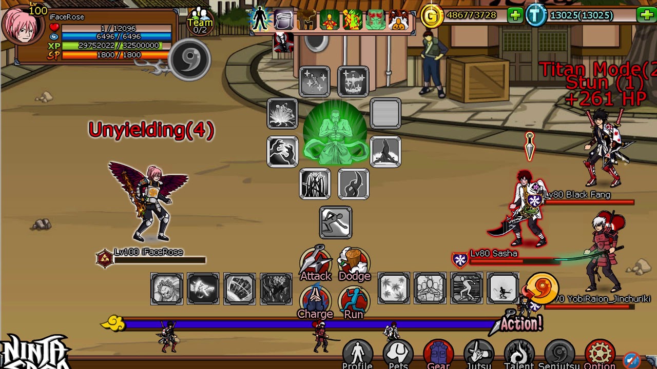 Ninja Saga - CLAN WARS -Shad0w Ninja Clan vs Zheninjas 2018