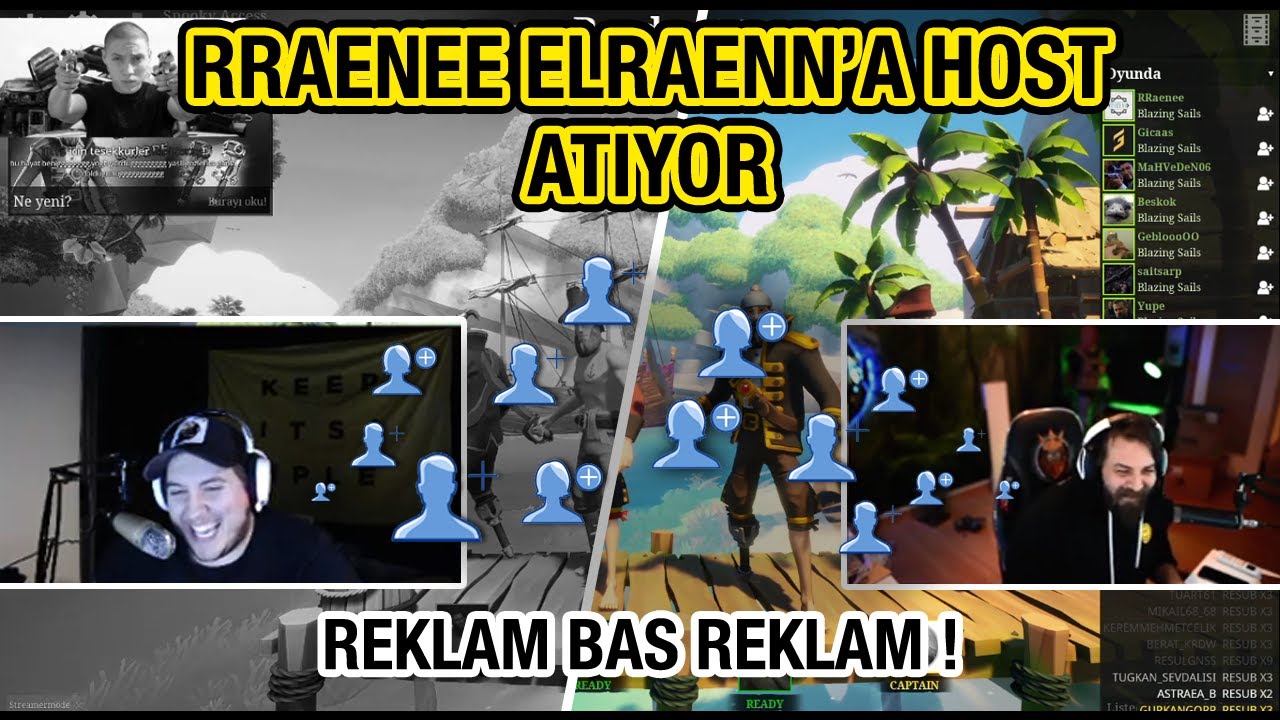 RRAENEE ELRAENN ' A HOST ATIYOR ! CANLI YAYINDA KOMİK ANLAR...