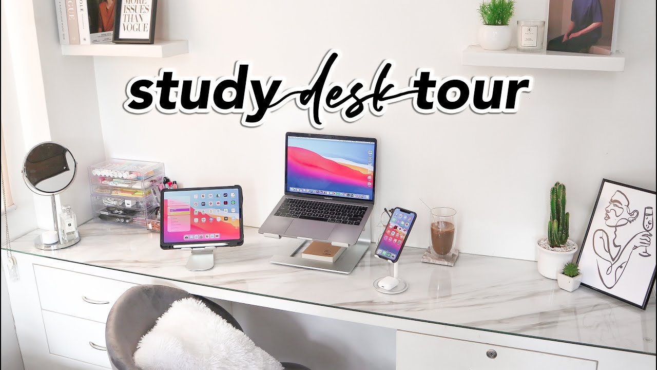 study desk tour 2020
