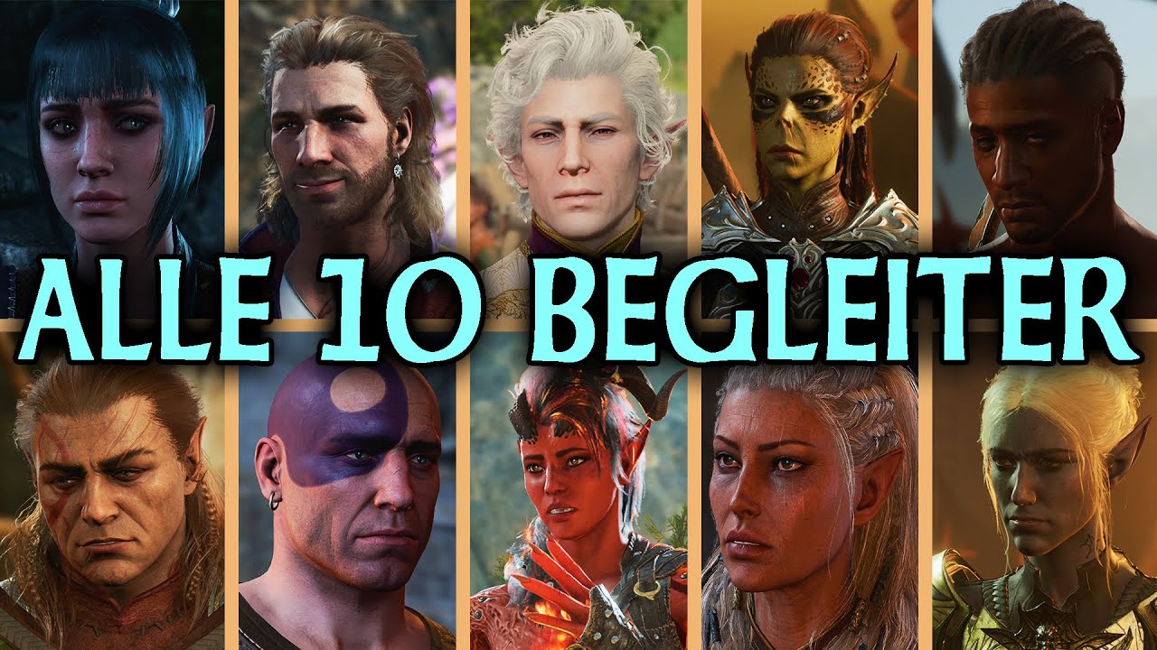 Alle 10 Begleiter und wie ihr sie rekrutiert | Baldur´s Gate 3 Deutsch