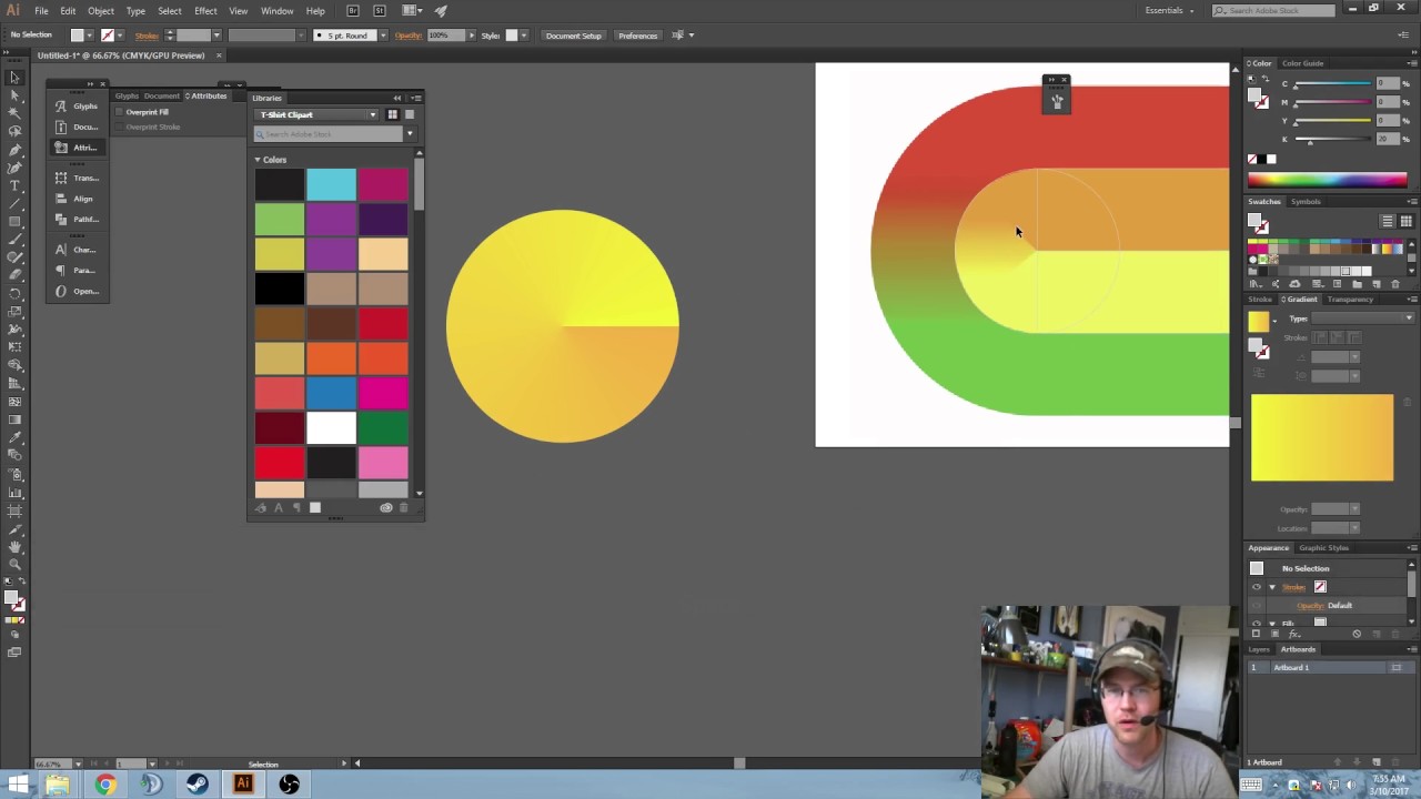 Creating Conical Gradients