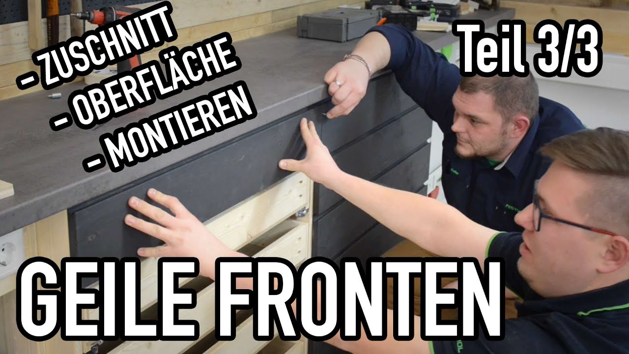 GEILE FRONTEN - Schubladenbau f&uuml;r unsere Werkstatt (Teil 3/3) - #valentinmike