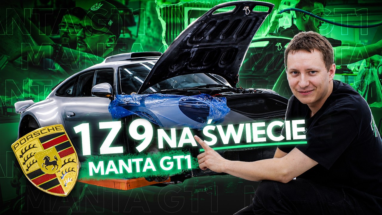 JEDYNA TAKA W POLSCE?! Oklejamy Porsche 911 GT1 Manta!