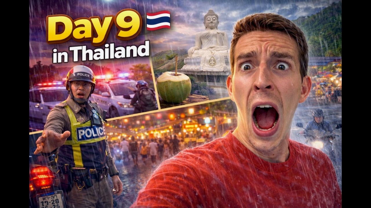 Day 9 in Phuket, Thailand 🇹🇭 - I Got Pulled Over by Thai Police... Craziest Day So Far