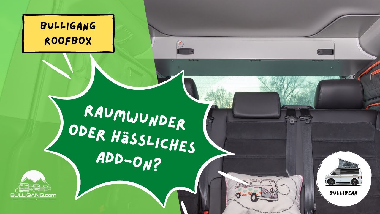 Dachstaukasten für den VW T5, T6 & T6.1 California Beach - Unser Bulligang Review