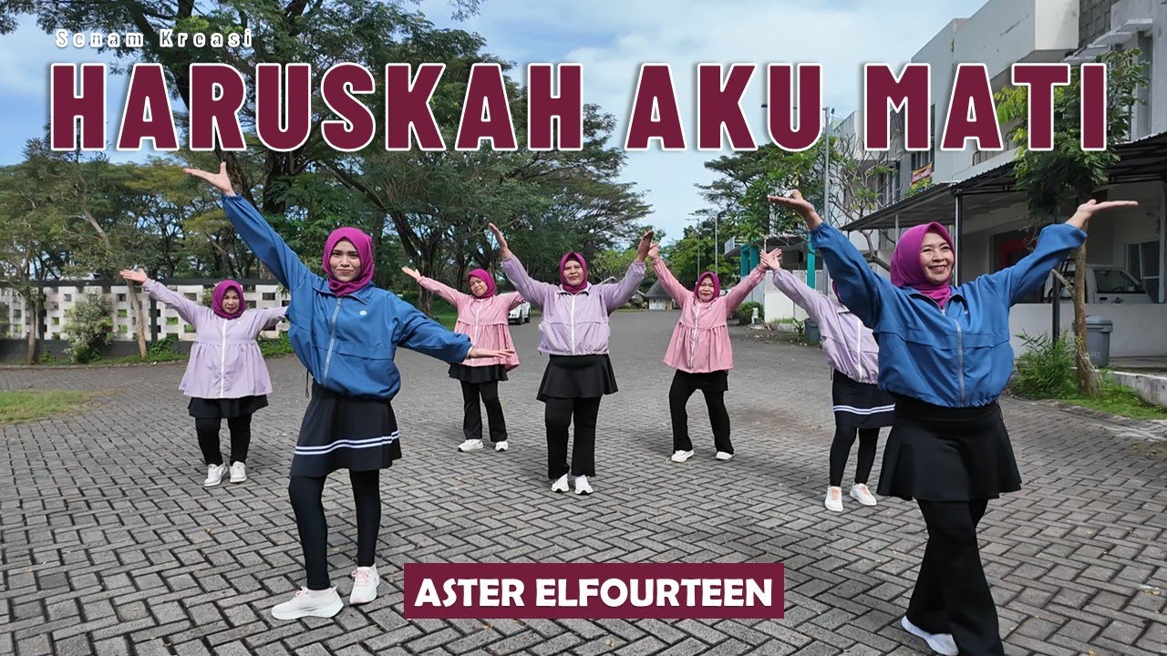 SENAM "HARUSKAH AKU MATI" | Aster Elfourteen | Zaneva | Choreo by Ery Lukman | Viral Joged KDM