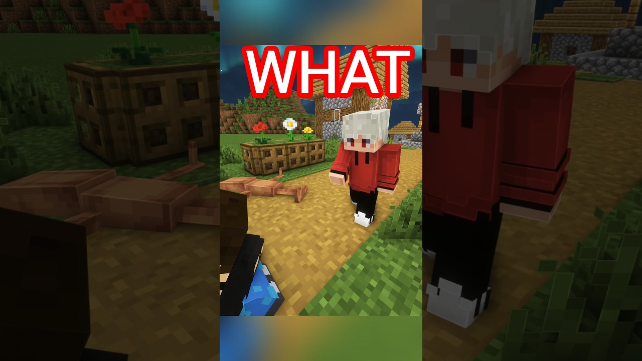 Minecraft but they just turn into Ash #shorts