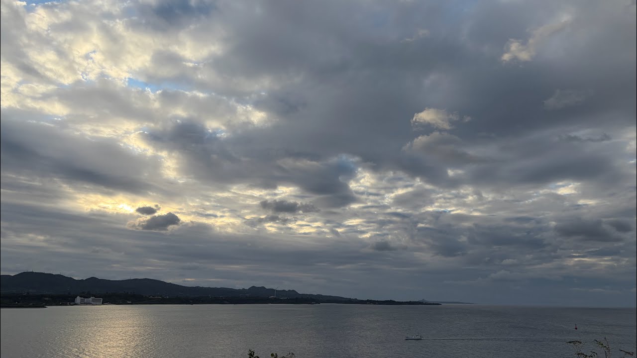 【ライブ配信】古宇利島から見える夕陽　2026年1月17日