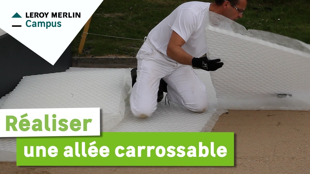 Comment réaliser une allée carrossable ? Leroy Merlin