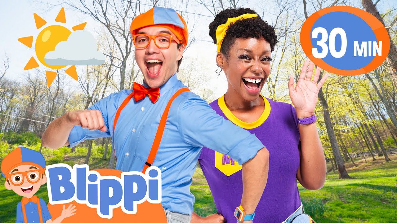 Stretch, Snack & Play with Blippi & Meekah 🧸 | Blippi | Celebrating Diversity