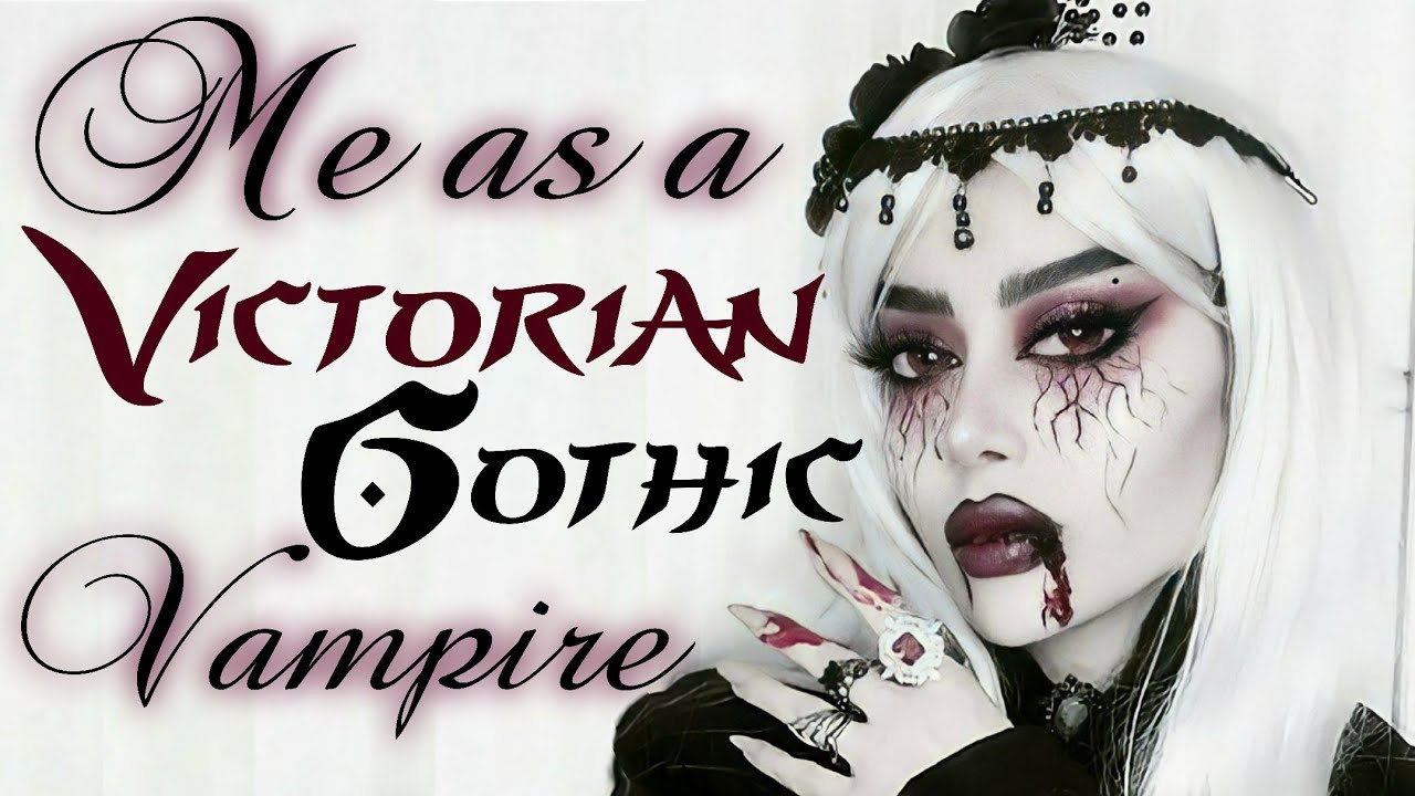 Victorian goth Vampire Makeup tutorial