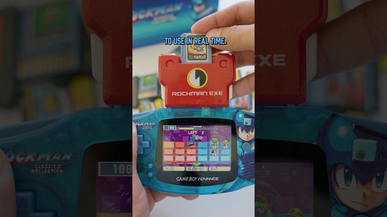 You could play with real Battle Chips in Megaman Battle Network on the GBA