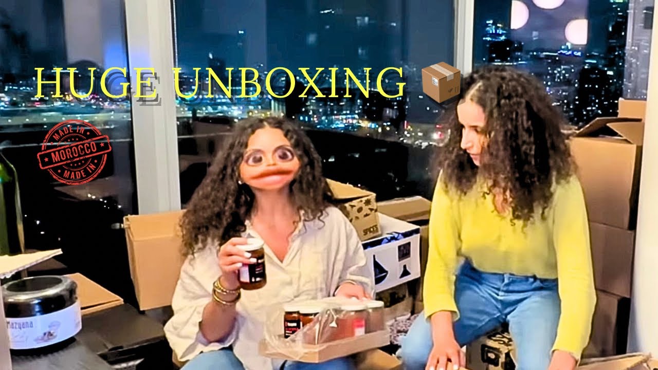 Mazyana unboxing | حلينا حانوت ف الدار 😍🇲🇦🇺🇸