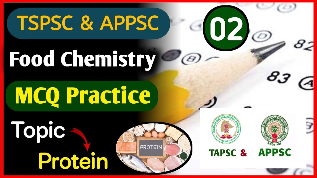 FSO Protein MCQ [02] | Telangana & Andhra Pradesh FSO Food Chemistry MCQ Practice