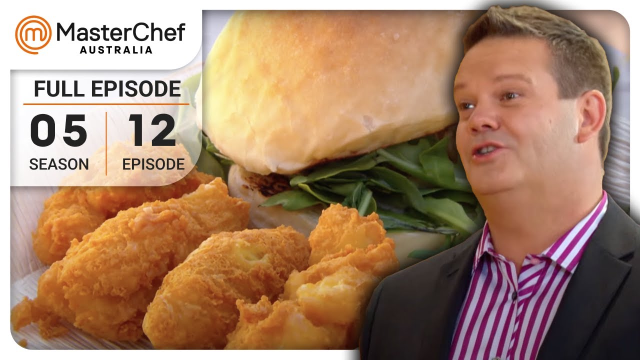 Baramundi Burger with Chickpea Fritters Wins | MasterChef Australia