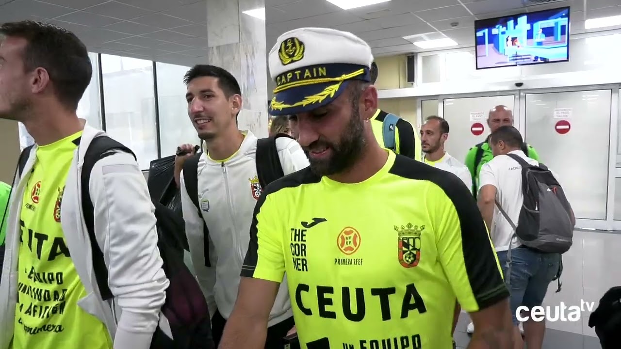 Los héroes del ascenso ya están en Ceuta