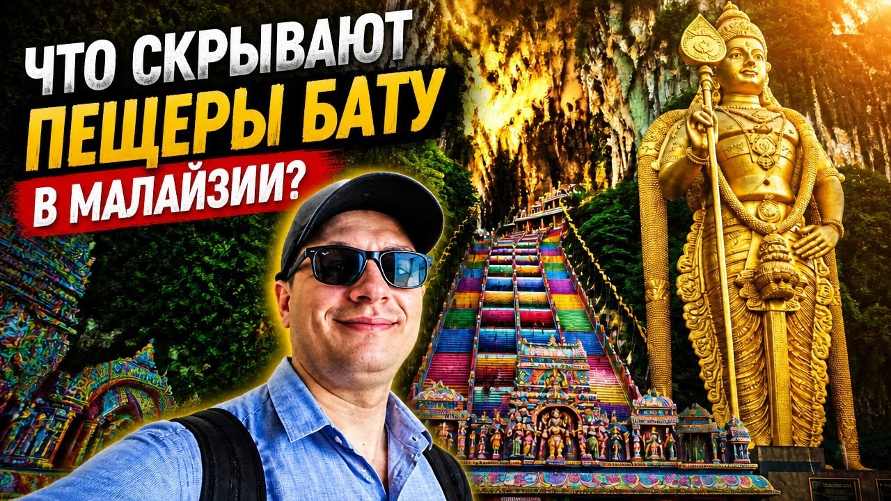 Исследуем пещеры Бату в Куала-Лумпуре. Малайзия 2024