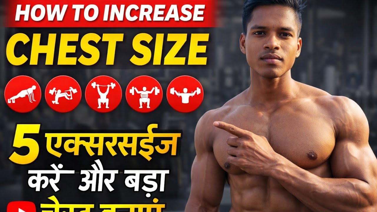 Haw to get bigger chest | सीना कैसे चौडा करे | Pushpendrafitnessmodal 