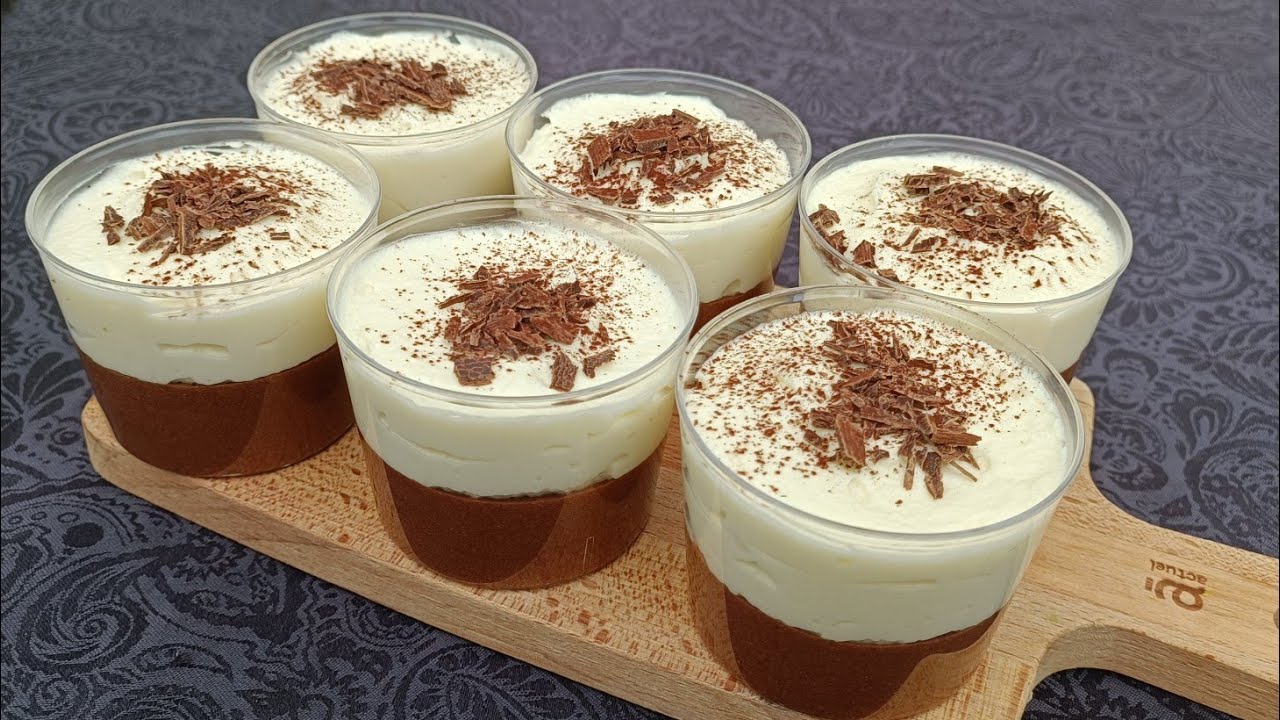 Recette Mousse aux deux chocolats, facile, rapide à faire ✨