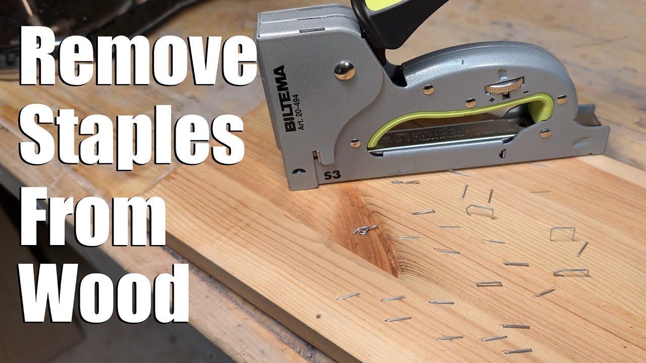 How To Remove Staples From Wood (With Common Tools)