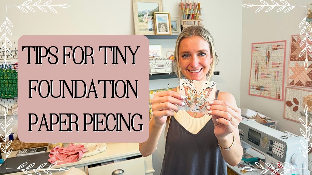 Create Stunning Tiny Butterflies: Easy Foundation Paper Piecing Tutorial!