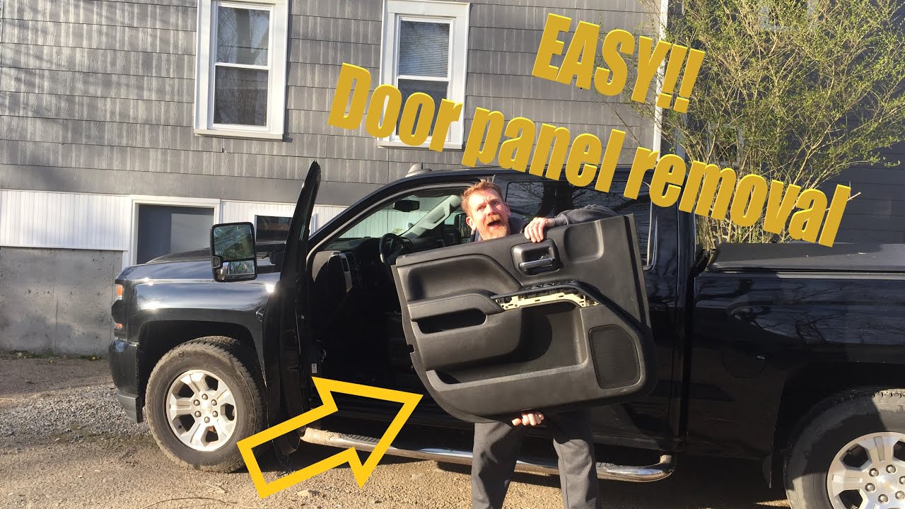 EASY!! Door Panel Removal / '14-'18 GM truck and SUV