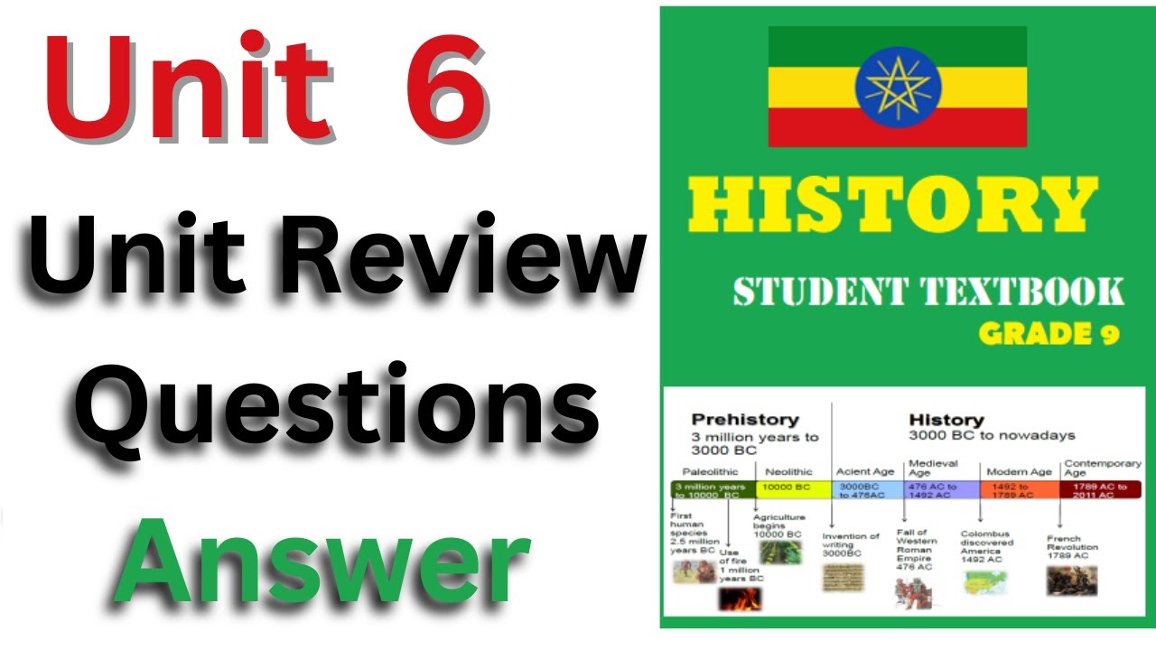 Unit 6 Review Questions Answer