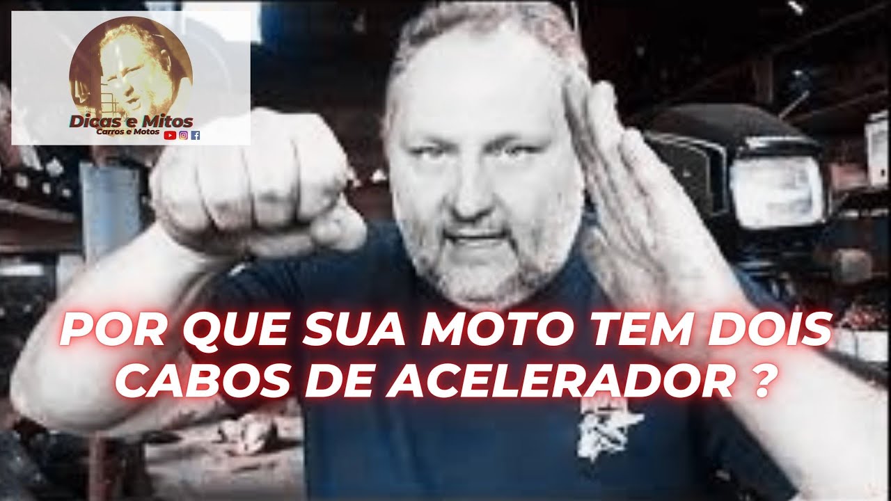 POR QUE SUA MOTO TEM DOIS CABOS DE ACELERADOR ?