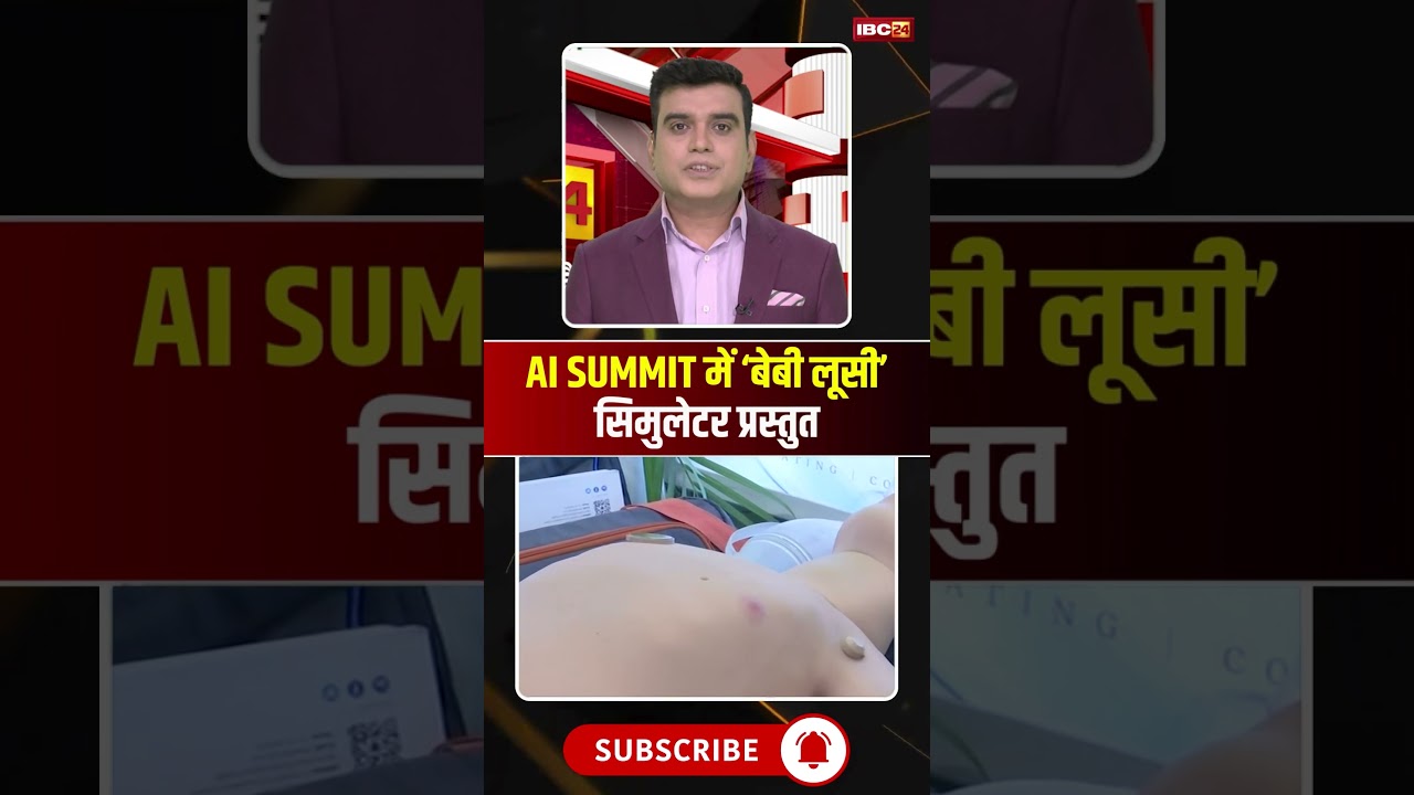 The 'Baby Lucy' simulator was presented at the AI ​​Summit. #aisummit2026 #babylucy #viralcontent...