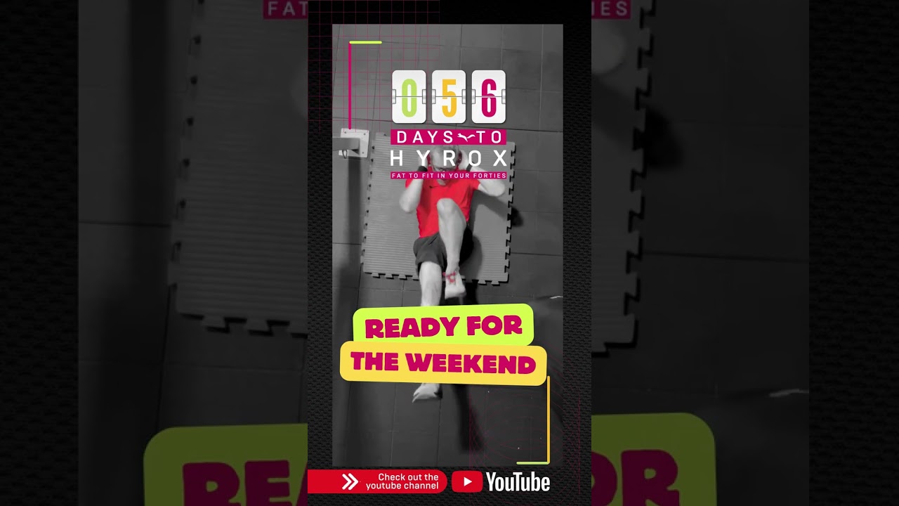 56 days to Hyrox  - Ready for the weekend with a good mixed session, because the gym was so busy!