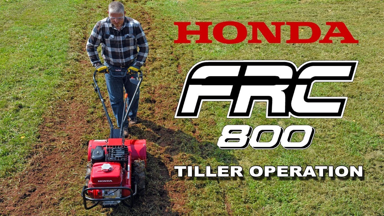 Honda FRC800 Tiller Operation