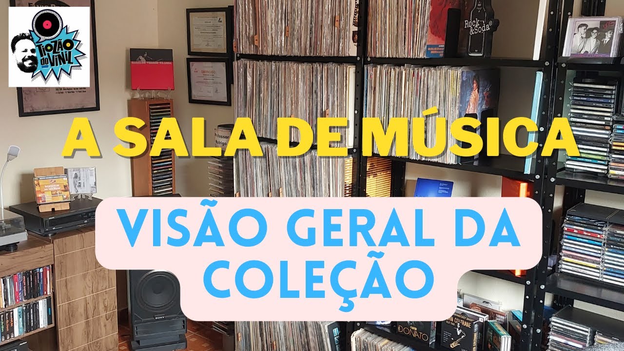 MUSIC ROOM TOUR 2022 | UM PASSEIO PELA SALA DE MÚSICA | Tiozão do Vinil