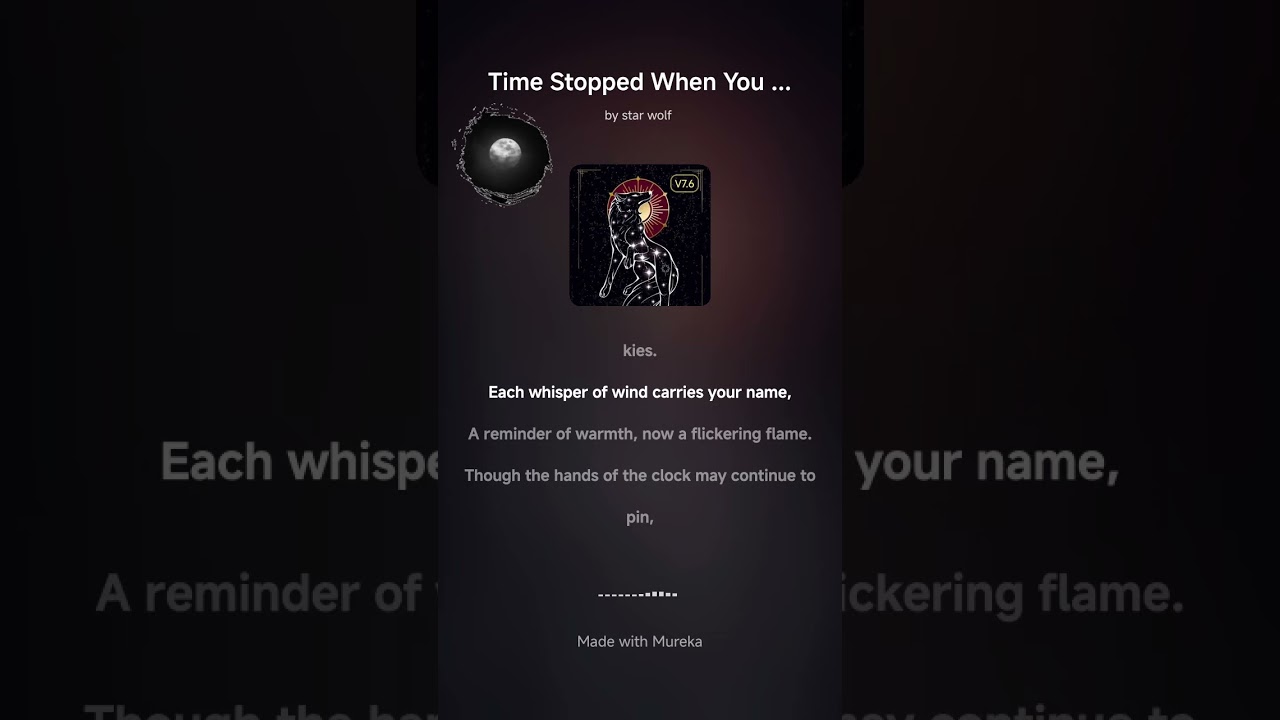 Time stopped￼ when you left