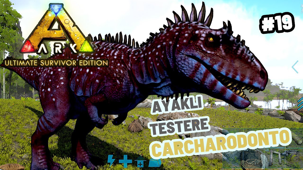 Carcharodontosaurus Evcilleştirdim! Nasıl Evcilleştirilir? | Ark Ultimate Mobile Edition Türkçe