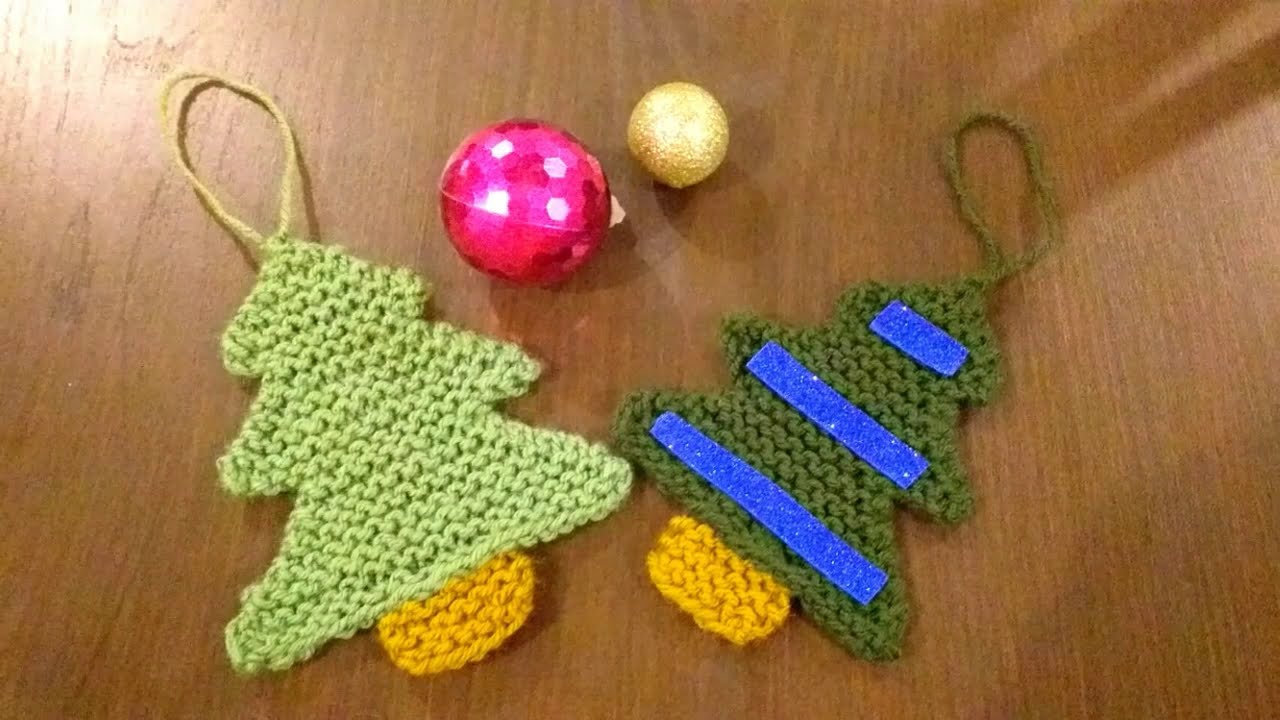 How to knit a Christmas Tree, step by step | Christmas Decorations | Christmas Ornaments