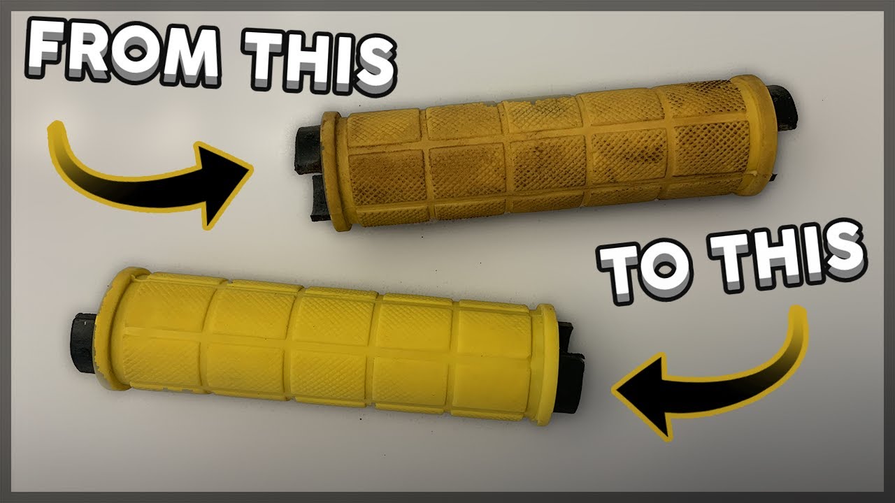 How To Clean Dirty Bike Grips
