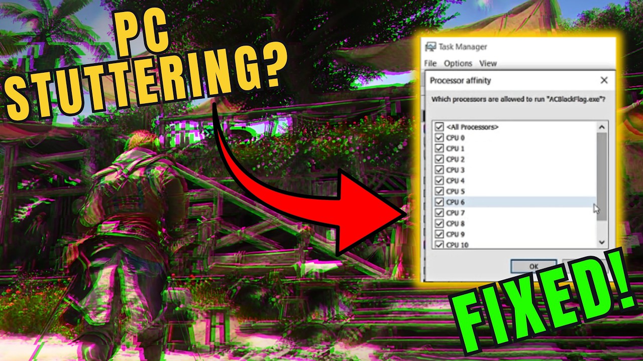 AC Black Flag Resynced  PC Stuttering Fixed! &mdash; Low FPS? Try This