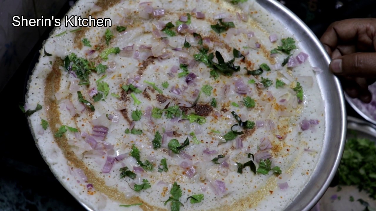 மொறுமொறுனு வெங்காய தோசை | Onion Dosa Recipe | Onion Roast | Sherin's Kitchen
