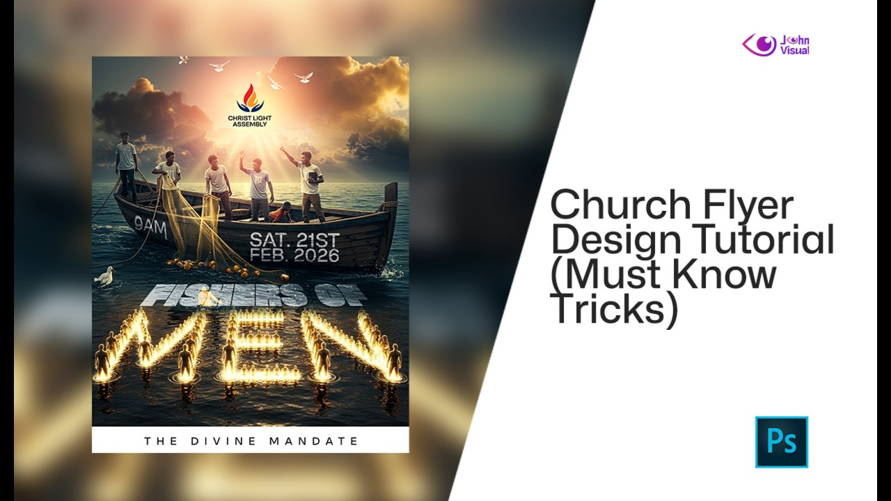 Church Flyer Design Tutorial (Must Know Tricks)