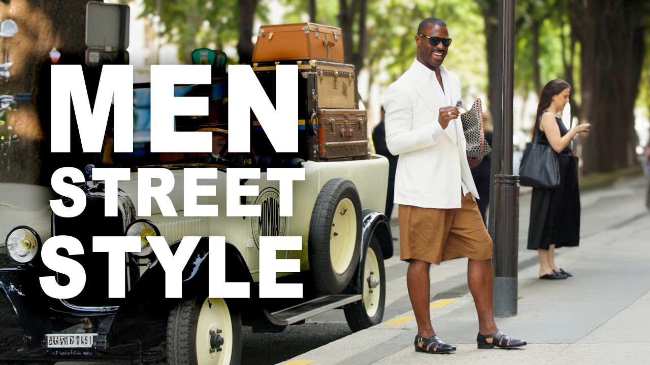 Paris Men’s Street Style 2025 | Chic Parisian Fashion & Modern City Looks