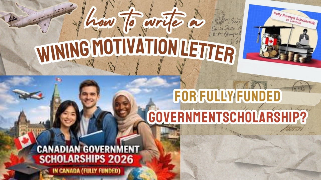 How to Write a Winning Motivation Letter for Fully Funded Government Scholarships?
