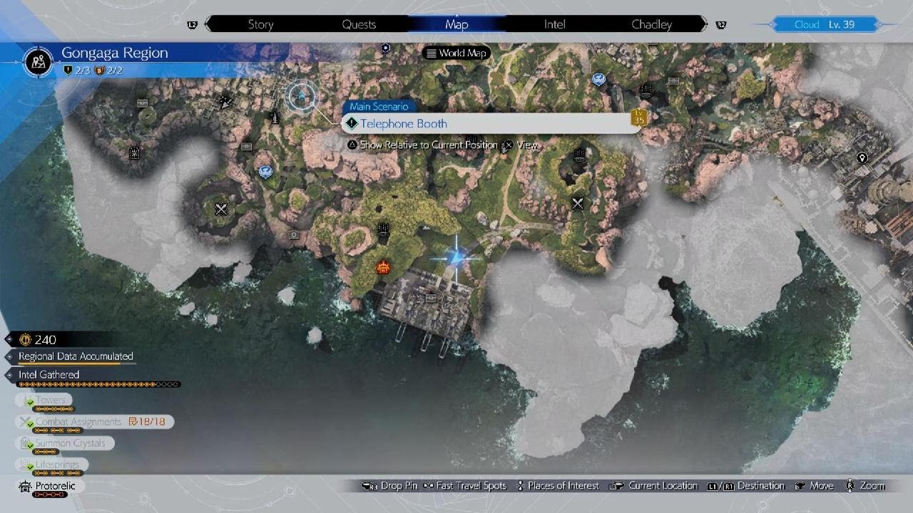Gongaga Protorelic 1 Location - FF7R